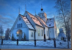 swedish church in Pitea by Michael Cavén on flickr